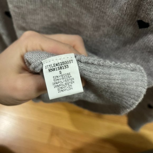 Navy Hearts Sweater - Picture 3 of 3